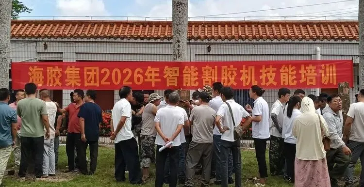 海南橡膠開展智能割膠機(jī)技能培訓(xùn)